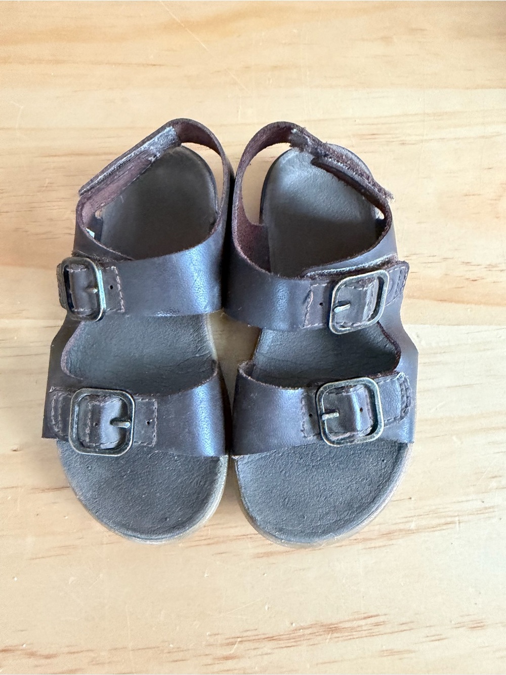 Merrell Bare Steps Leather Buckle Sandals size 8